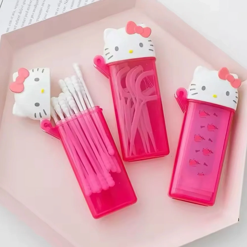 🐼 3/$25 EUC hello kitty travel storage box